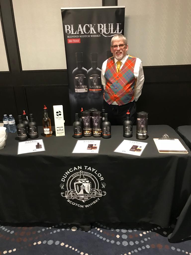 Our Brand Ambassador Fergus is back on his travels but this time, he's in Canada where he's been at the Edmonton Whisky Festival &amp; then some trade visits in Calgary before heading today where he is in Victoria.  Keep that Scottish flag flying Fergus, with <a href="/BlackBullWhisky/">Black Bull Whisky</a> 😉🏴󠁧󠁢󠁳󠁣󠁴󠁿