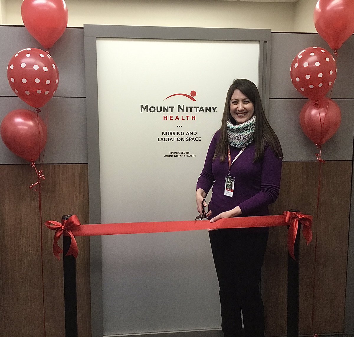 SchlowLibrary's tweet photo. MASSIVE thanks to @MountNittany Health for our shiny new #NursingAndLactationSpace including a fun bead toy to keep older kids entertained! Check at our #ChildrensServices Desk for more information, or if you’d like to use the space. https://t.co/S7MAiypt0N