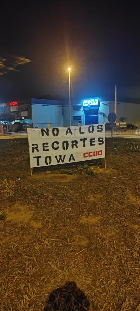 En contra de las medidas anunciadas por TOWA, congelación salarial y modificación de condiciones laborales. 

Si esto no se arregla.... Guerra, guerra, guerra!!

#ccootowa 
#ccooindustria 
#ccooindustriavormaros