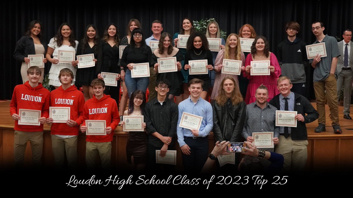 Congratulations to Loudon High a school’s Top 25!