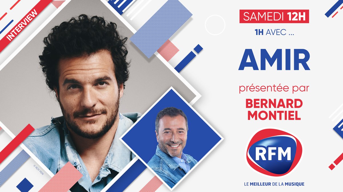 🎙️ #Interview - ce midi @bernard_montiel vous donne rendez-vous sur #RFM pour #1HeureAvec… @Amir_Off 🎭Actuellement sur la scène du @MarignyTheatre dans la pièce #SÉLECTIONNÉ, mais aussi un nouveau single #Grandir en duo avec @Bmesrimes ▶️Le direct : rfm.fr/player