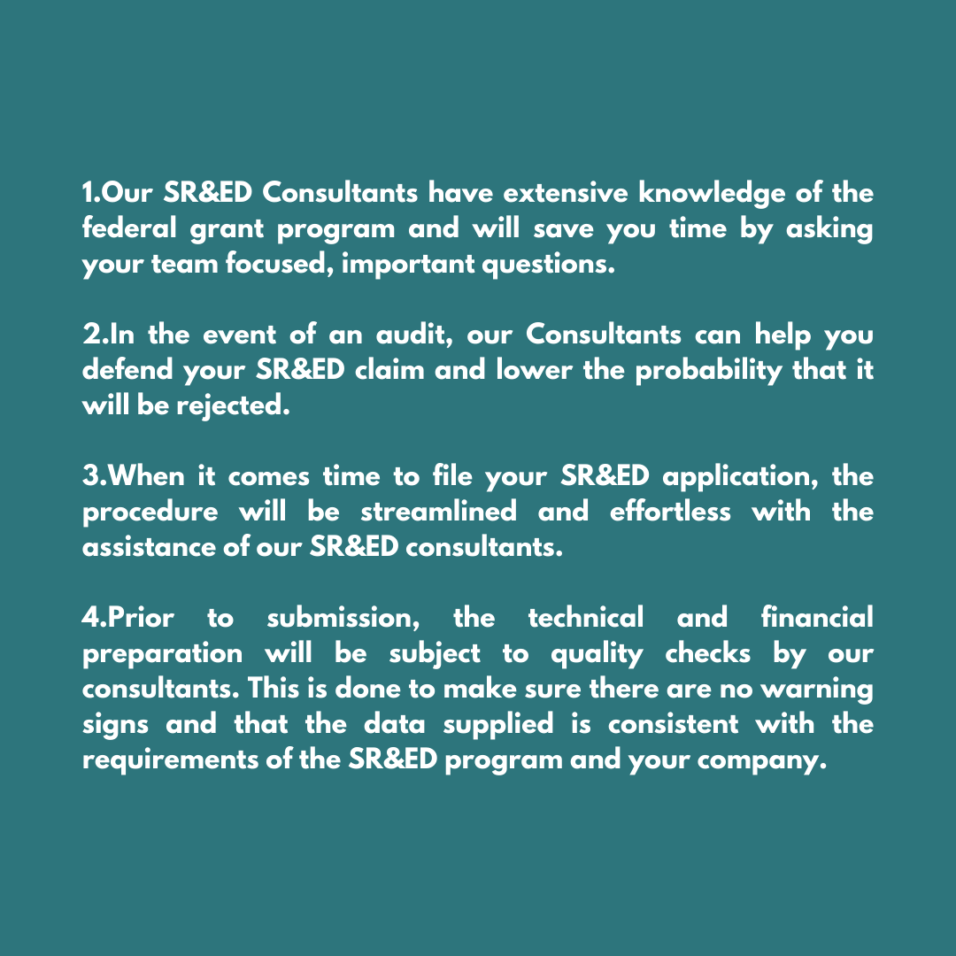 get_sred's tweet photo. Our SR&ED consultants can guide you through the application process and help you reach your objectives.
#future #innovation #technology #startup #MetaverseNFT #investing #software #crypto #engineer #security #blockchain #programing #retail #tax #getsred #sred https://t.co/FqYKSfKn2m