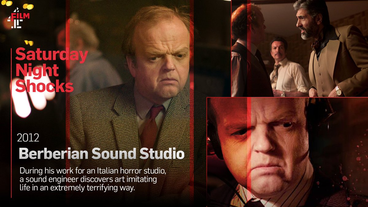 Tonight at 11.45pm, Mark Jenkin – director of Enys Men – introduces one of his favourite films, director Peter Strickland’s wonderfully creepy Film4-backed mystery Berberian Sound Studio. You can also see the film on All 4.