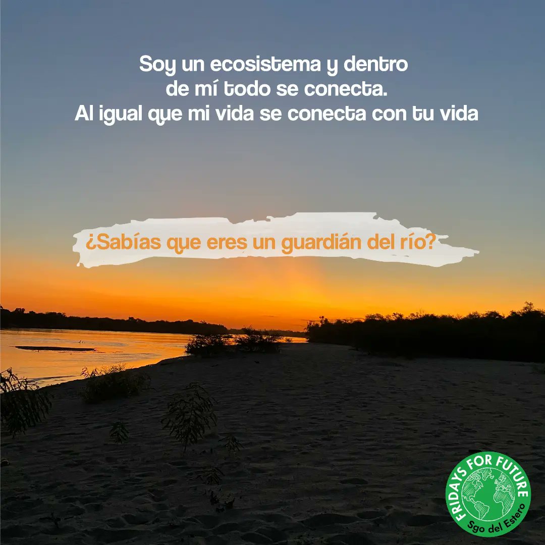 📬Y Si recibieras esta carta del río, ¿qué le dirías?
‼️Evitemos en esta temporada contaminar el Río.‼️
💙Santiago es tu río y el de todos.🤍
#fridaysforfuture #santiagodelestero #Santiagoesturio