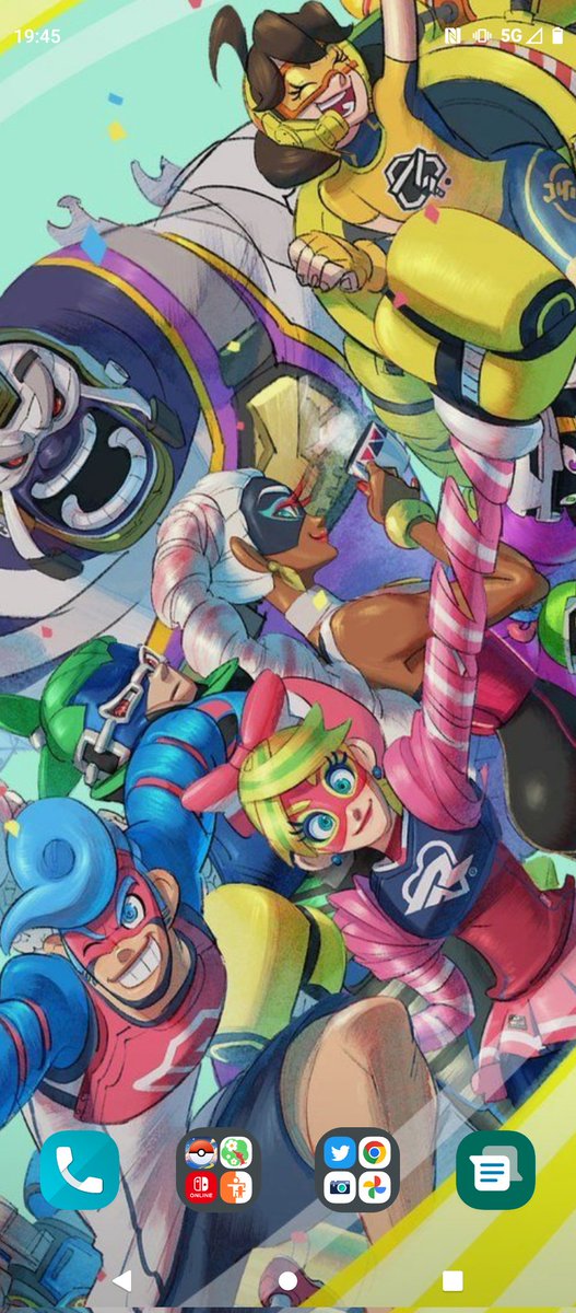 GoldDreams's tweet photo. My new lock screen and wallpaper. #ARMS #SupportARMS #ARMSNice #NintendoSwitch https://t.co/7fGU5QNziN