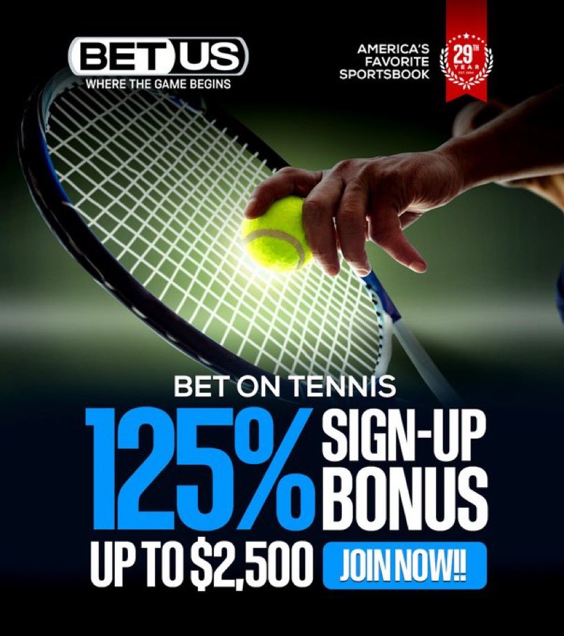 RunonPicks's tweet photo. Ben Shelton ML vs Popyrin @ 2.35 (3U) (BetUS)
Click the link below to join #BetUS and bet on Shelton!!
https://t.co/jWdgFVPsBz

#tennis #tennisbets #tennistips #australianopen2023 #AustralianOpenlive #Australia #gamblingtwitter #bettingpicks #Melbourne #AustralianOpenESPN https://t.co/cG08S1o5NW
