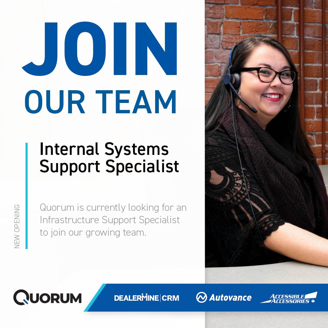 quorum_infotech's tweet photo. We are currently looking for an Infrastructure Support Specialist to join our growing team at #Quorum

Learn More 👉 https://t.co/YpceeKwOCD

#QuorumCompanies #WorkAtQuorum #JobOpenings #hiring https://t.co/wHRRyO4l9d