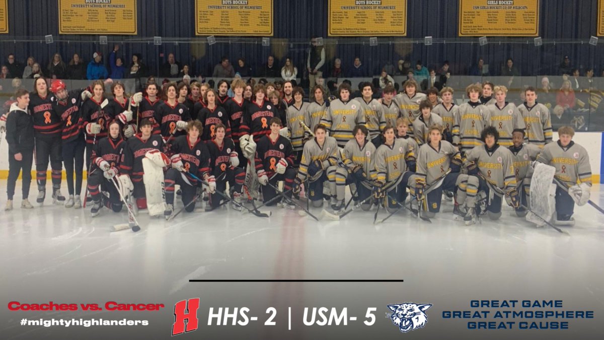 GoHHSathletics's tweet photo. Thanks @USM_Hockey for hosting a great game. @navarre17 @corbinmcguire3 @hhshockey @hhsboosterswi https://t.co/uKAtpF1deF