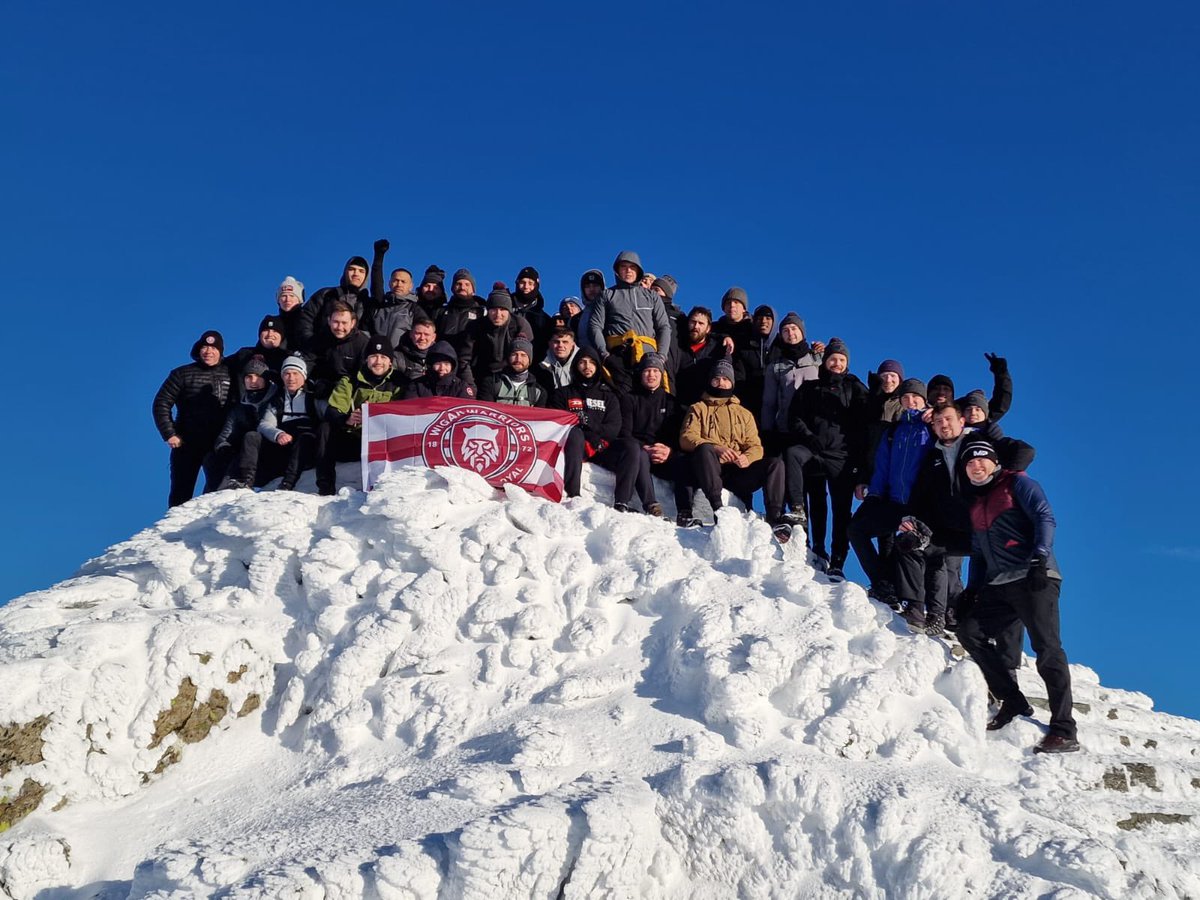 WiganWarriorsRL's tweet photo. ✅ Snowdon complete.

A fantastic Friday morning in Wales!

#WWRL https://t.co/gqhYmX2RCK