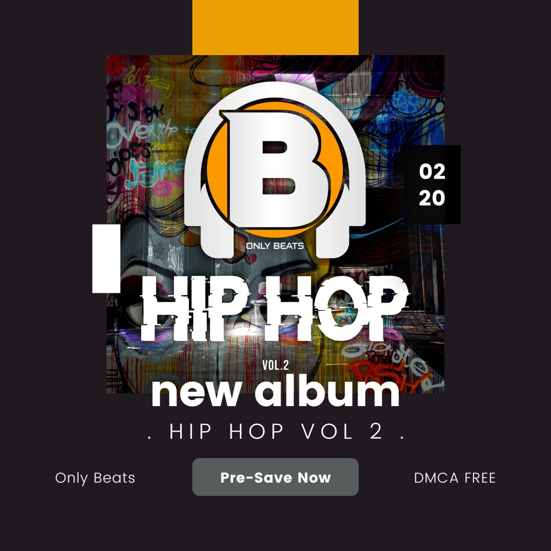 onlybeatstw's tweet photo. Hip Hop Vol.2 Coming February 20, 2023! 👌 Pre-Save Now! #music #hiphop #beats #spotify #applemusic #amazonmusic #dmcafree

https://t.co/NT7OaSufjD https://t.co/12fVMHWsKp
