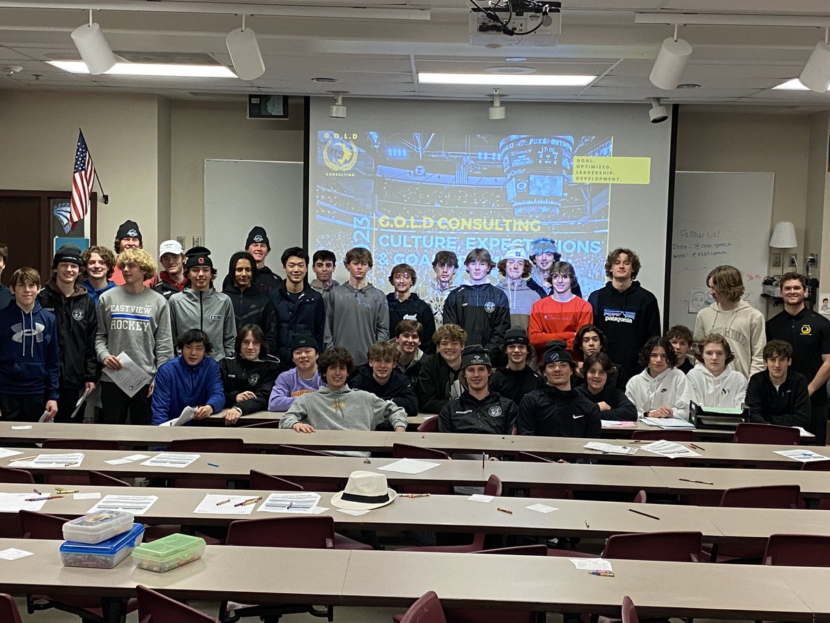 GOLD_Consult_'s tweet photo. GOLD Consulting x Eastview Hockey

Super impactful session working with @EVBoysHSHOCKEY last night. Good luck tonight fellas 🤘🏻

We > Me

#BecomeGold https://t.co/oVDBpa1Sj4