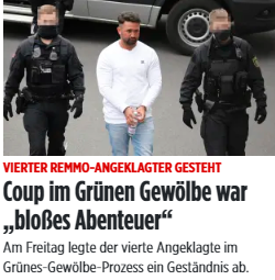 Das dieser Coup nur ein Abenteuer war, erfahren wir spätestens bei der Urteilsverkündung mit kurzem Abenteuerurlaub.😉😏😇