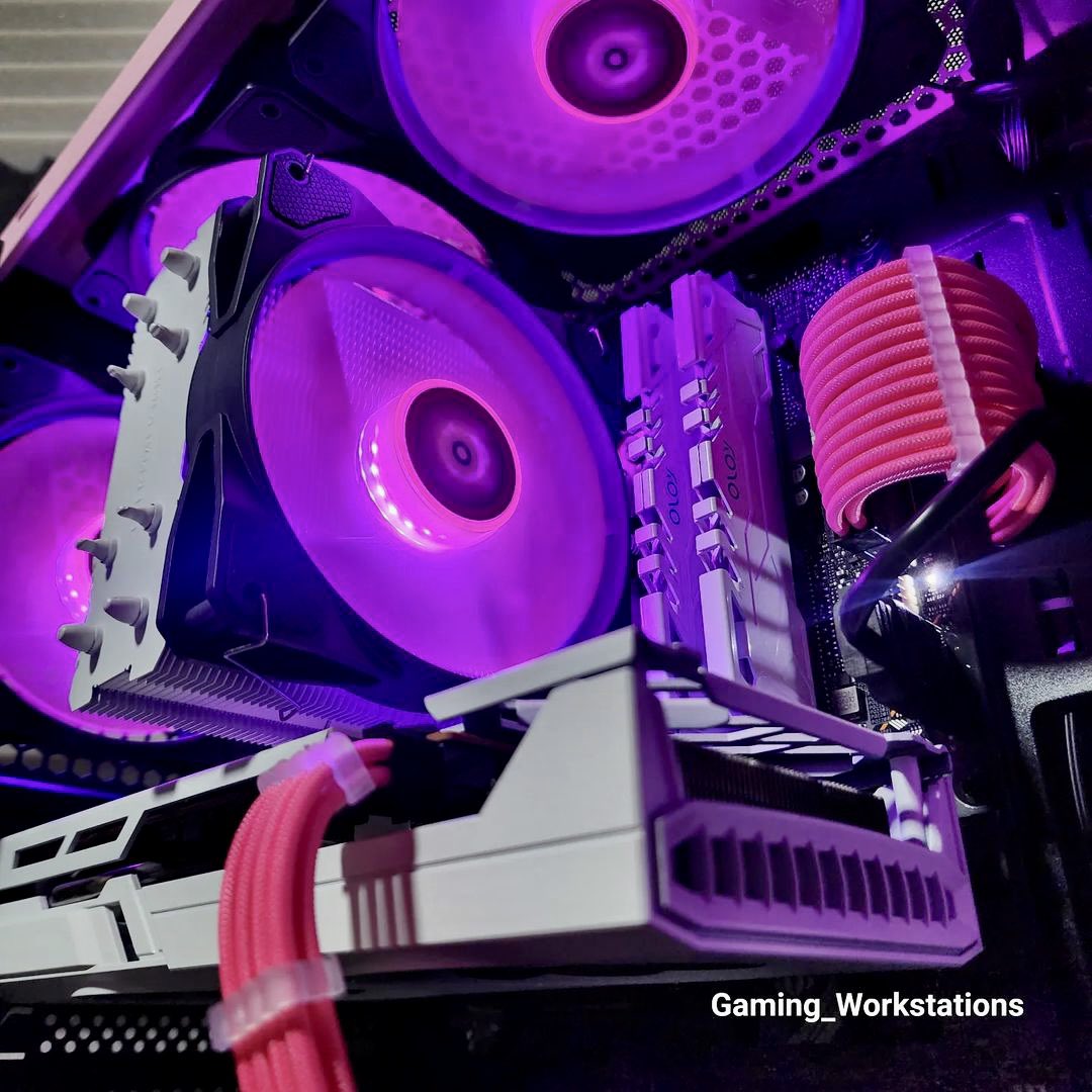 ApeviaCorp's tweet image. 1/3:
We have another spectular gaming PC from gaming_workstations on Instagram featuring a pink themed build! ✨
#gamingpc #battlestation #buildapc #tech #pcmr #amd #radeon #pcbuilding #pcgaming #gamingsetup #gaming