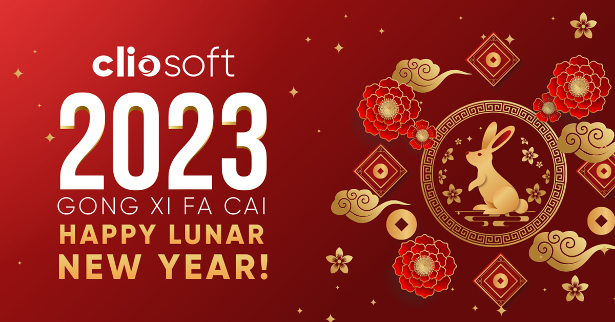 CliosoftInc's tweet photo. This Sunday, January 22, we are celebrating the Year of the Rabbit! We wish you a bright and prosperous Lunar New Year! https://t.co/PJqIL4YNFe