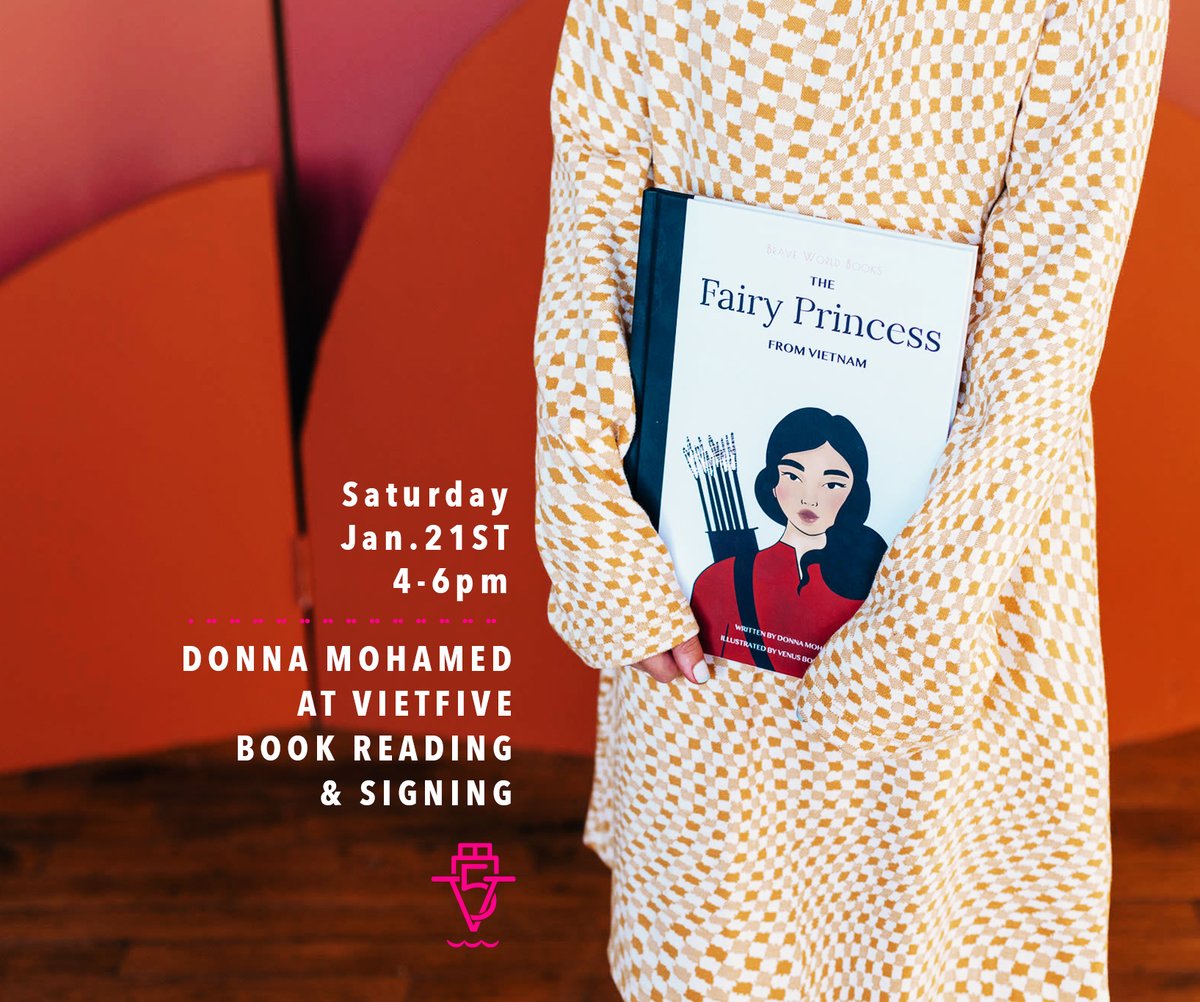 The amazing peeps at <a href="/VietFive/">VietFive</a>  Coffee will be hosting a children's book reading this Saturday from 4-6pm featuring a local Chicago heroine! The amazing Brave World Books author Donna Mohamed is a first generation Vietnamese-American living here in Chicago.