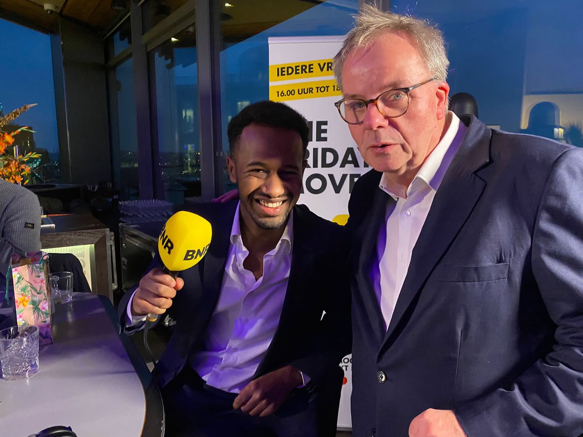HabtamudeHoop's tweet photo. Gezellige middag bij @BNR met o.a @JaapStalenburg https://t.co/p3hEySeE5n