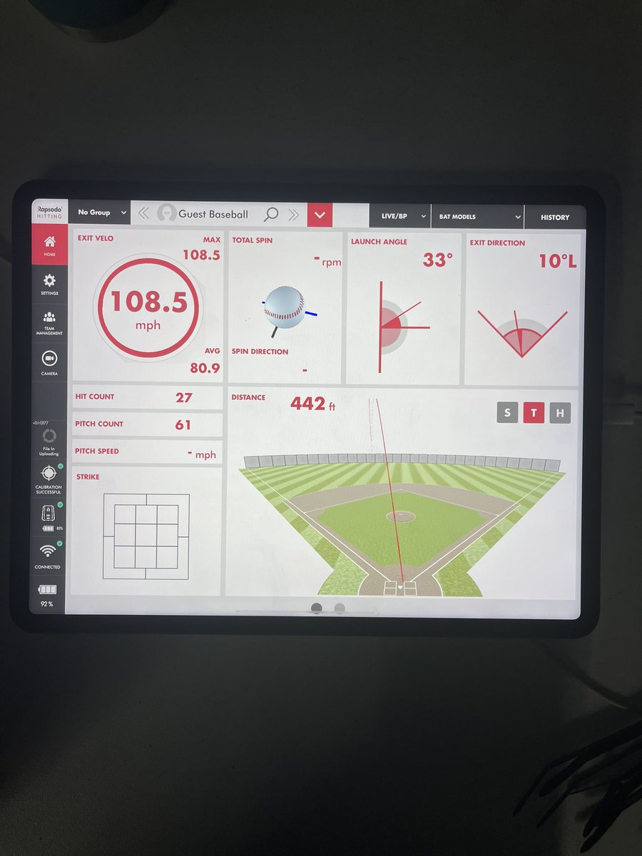 That ball is touched