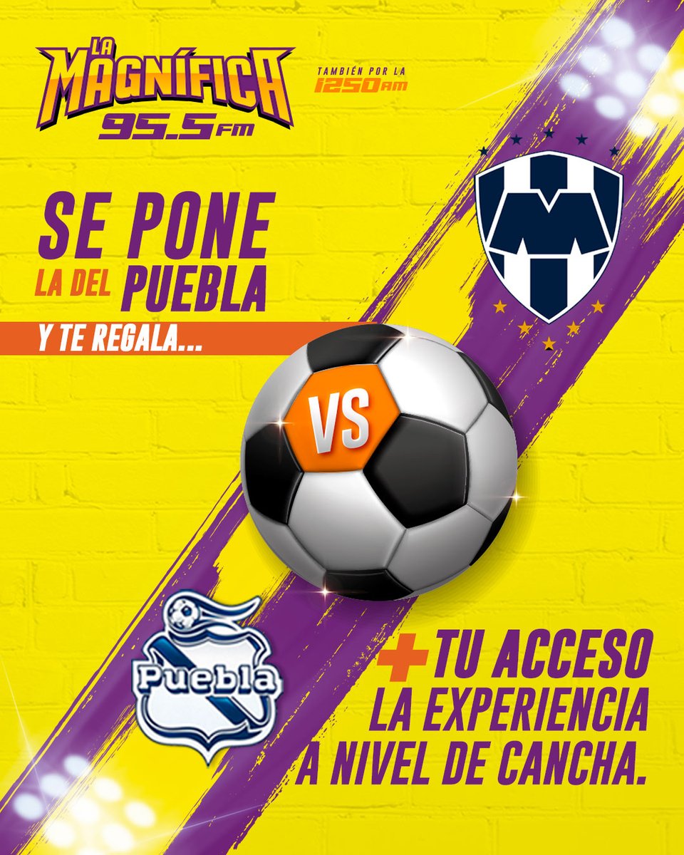 LaMagnificaFM's tweet photo. 🎟⚽ @ClubPueblaMX se enfrenta a @Rayados

Gana tu acceso sencillo + la experiencia de bajar a cancha.

DINÁMICA:
🟪 RT
🟪 Como comentario coloca una captura de pantalla en donde indiques que ya nos sigues en instagram https://t.co/zReIRennnJ👈📱.

Domingo 1PM damos GANADOR 🏆🏆 https://t.co/H2Glxtx6Jv