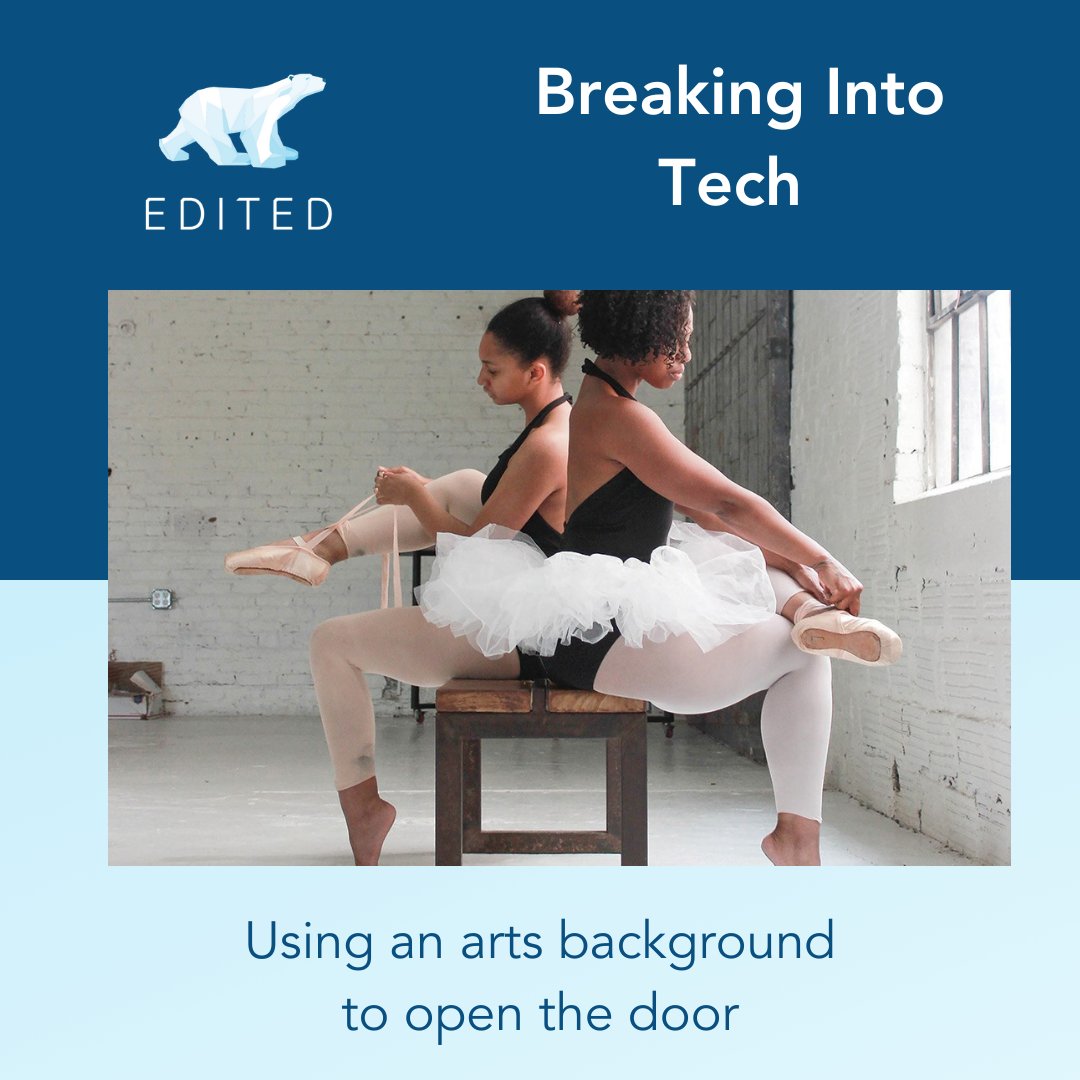 Training in the arts and humanities may not seem the most logical path to the tech sector,  but many who studied philosophy, photography and even acting are finding their previous creative studies are a perfect segue.  EDITED's Hannah Gooding shares. hubs.la/Q01yjFfk0
