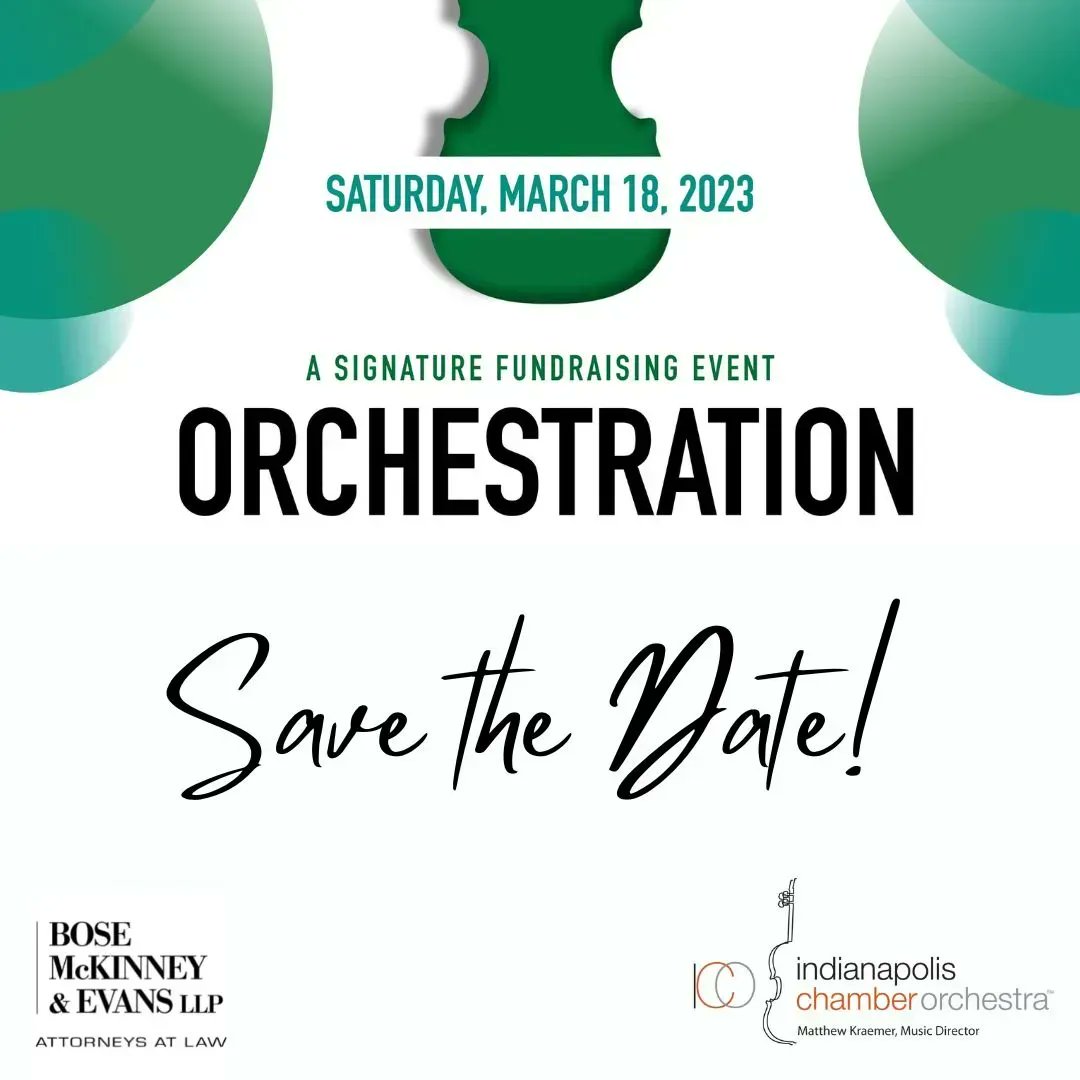 Join the ICO for its signature fundraising event 3.18.2023!
Enjoy a benefit concert performed by the ICO, cocktails, dinner, auction, interactive stations, and more!

EARLY REGISTRATION SPECIAL 1/20-1/29 $20 off!
Use code ICO20dinner or ICO20cocktail

buff.ly/3whulAJ