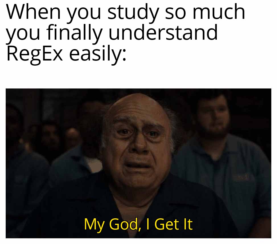 PR0GRAMMERHUM0R's tweet photo. When you have a problem and solve it using RegEx, you end up with two problems https://t.co/fgSDQJvFZa https://t.co/wKepfzVipb