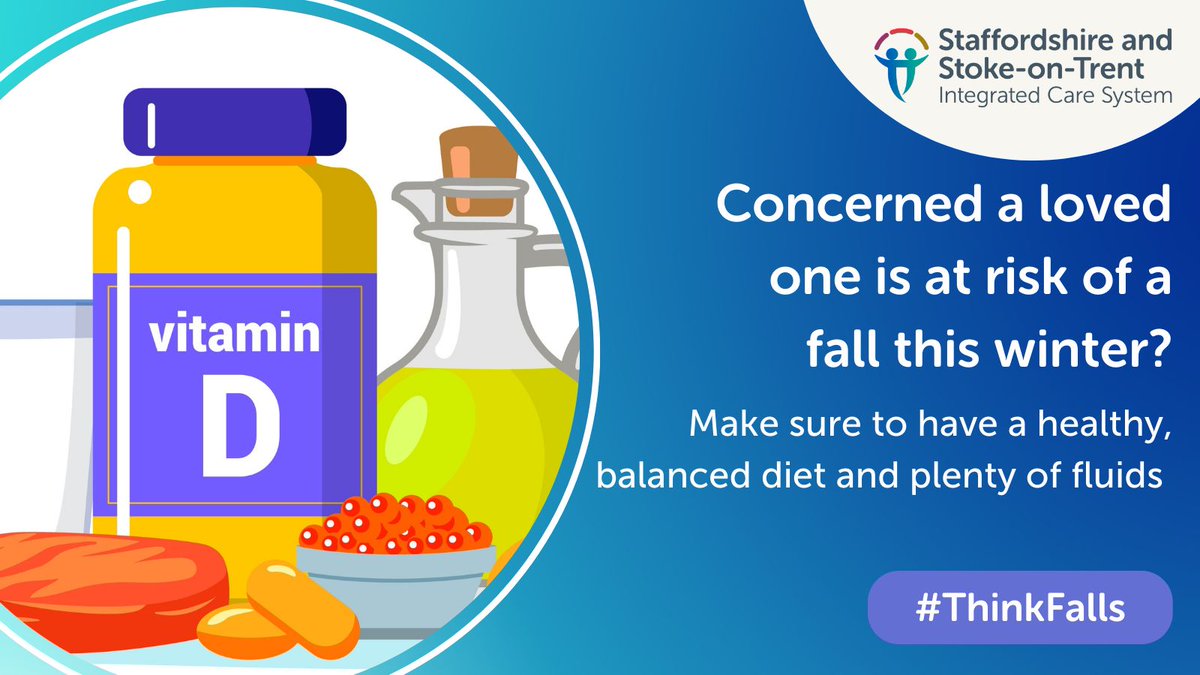 Staying active can help to reduce the chance of experiencing a fall.

<a href="/age_uk/">Age UK</a> provides exercise advice for over 60s at bit.ly/3TVtkXz, while the
<a href="/mpftnhs/">Midlands Partnership University NHS FT</a> Find info on maintaining good posture at bit.ly/3gckBT3

#ThinkFalls
#SSOTICB bit.ly/3UOgvzz