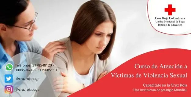 CruzRojaBuga's tweet photo. Aumenta tus competencias con nuestro Curso Virtual de "Atención a Víctimas de Violencia Sexual" Para personal de la salud
Comunícate con nosotros a través del siguiente enlace vía WhatsApp https://t.co/G5O4yDgtGf
¡Capacítate en la Cruz Roja, una Institución con prestigio Mundi… https://t.co/BYy4qgDqKz