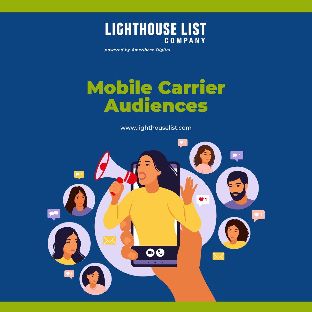 🚀 Utilize our on-demand Mobile Carrier Audiences to reach consumers who are customers or considering becoming customers of major cellphone carriers.

💡 Get started! bit.ly/3UBwGz2

#targetaudience #dataprovider #advertising