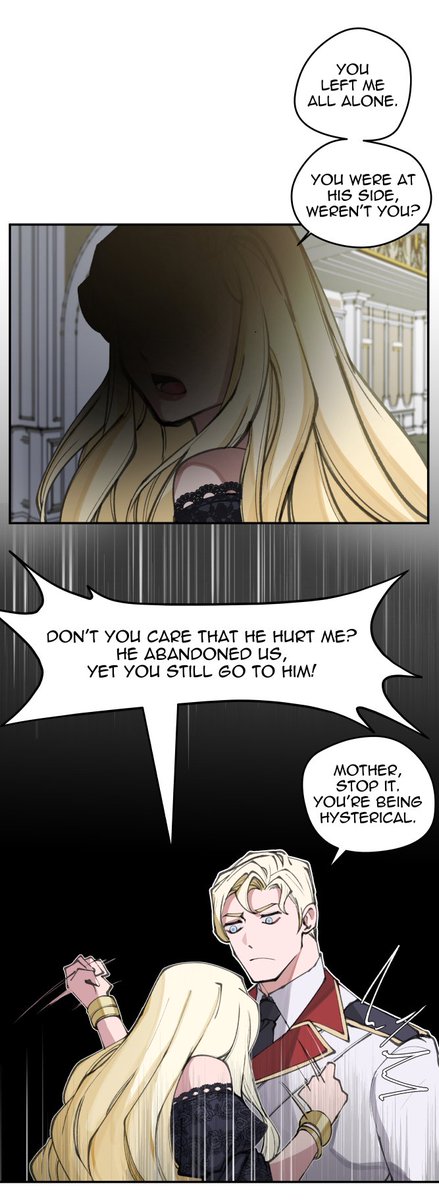 I will not explain what happened but, she got pregnant with him. Alexander, feeling betrayed, divorced her immediately. She felt humiliated and forbade their son to see his father. He grew up isolated with his mom, making him a bit socially awkward and lonely.