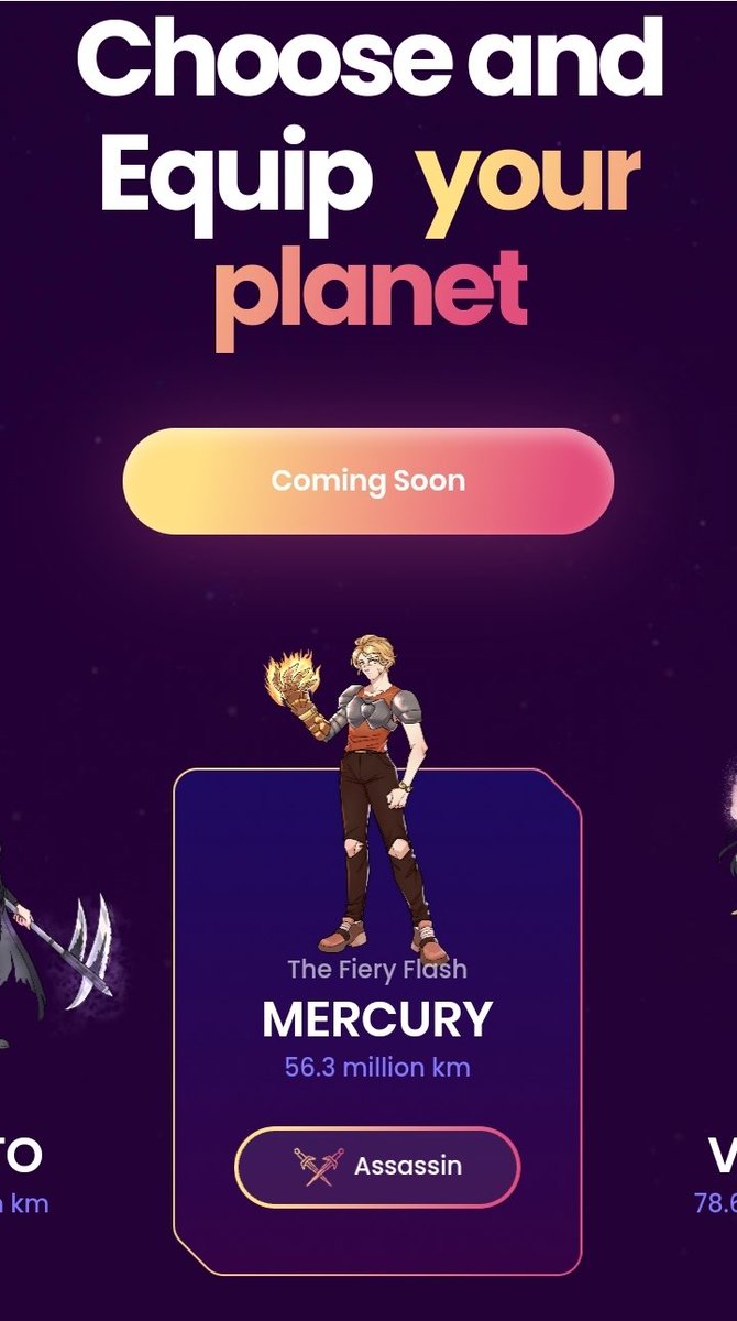 Planet palz is an up and coming nft game and will be released in early 2023.Choose characters wich are diffrent planets.Join GUILDS and fight against others to earn galaxy dust and create,upgrade weapons.Its free to p2e but u can buy and sell nfts.Look at my next post to see nfts