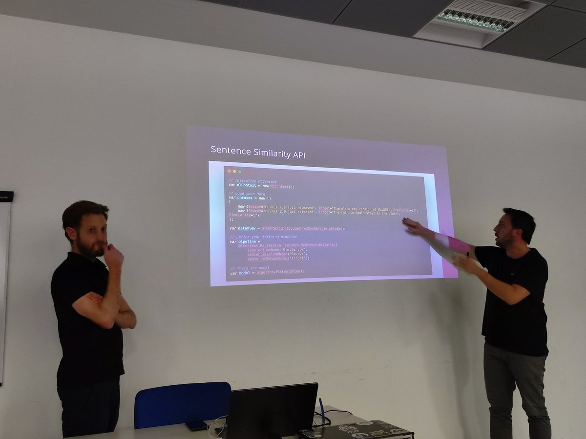 Seguimos aprendiendo novedades, Alejandro Giménez y Gabriel García nos cuentan las de ML.NET #machinelearning