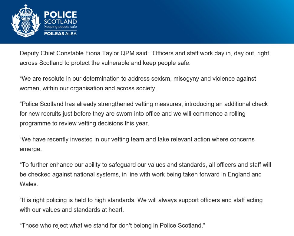 Police Scotland tweet media