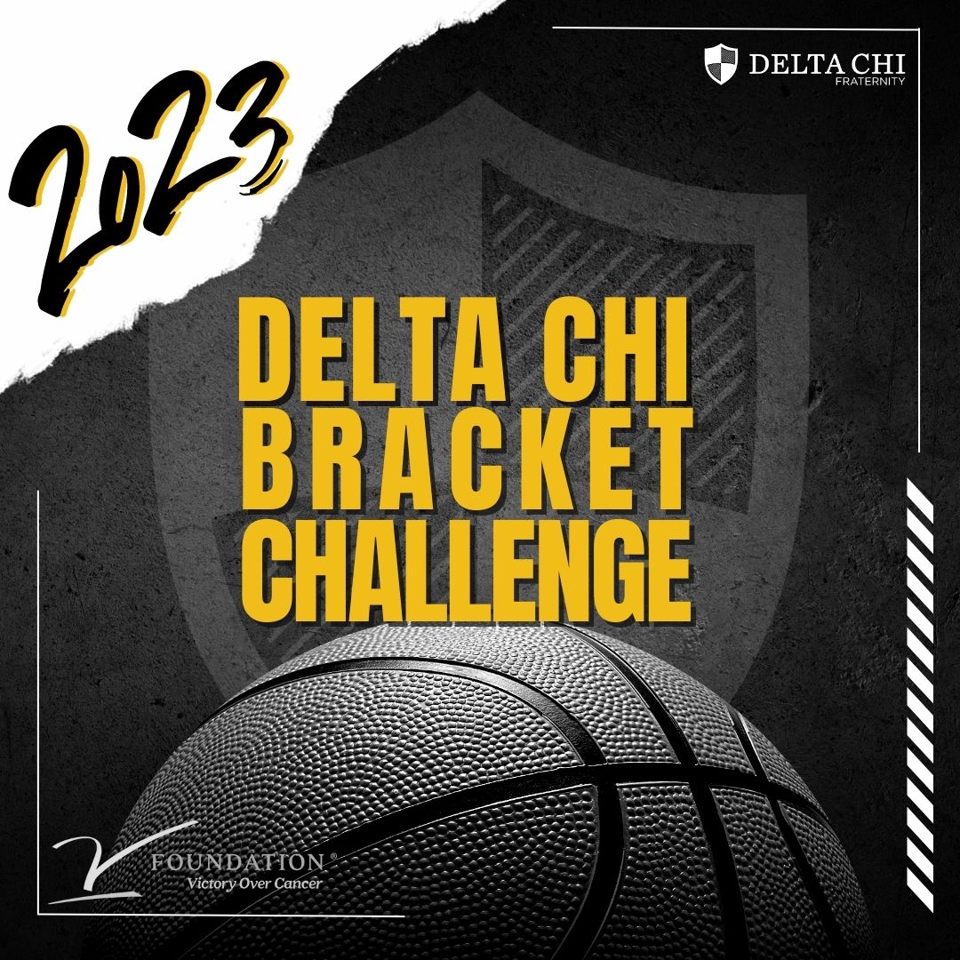 The Delta Chi Bracket Challenge is live! The Bracket Challenge is Delta Chi's annual International philanthropy event to raise funds for our philanthropic partner, The V Foundation for Cancer Research! For more info, visit tinyurl.com/BracketChallen…. #VFoundation #DeltaChi