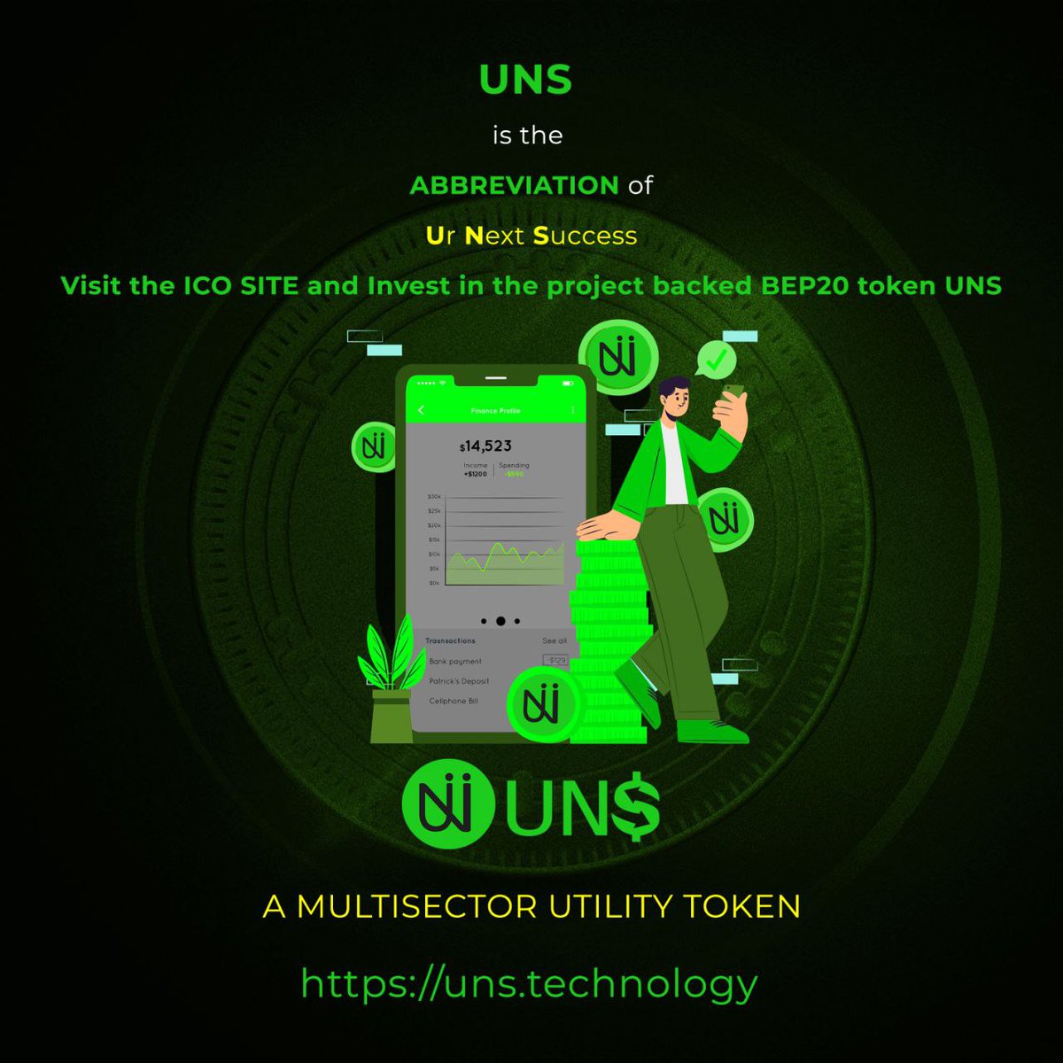 _unsofficial_'s tweet photo. UNS⏰

ICO WEBSITE✅
https://t.co/a2WeSnMLM0

#UNS #UNSToken #ico #ongoingico #utility #food #agriculture #education #energy #healthcare #cryptoexchange #BEP20 #bsc #binancesmartchain #blockchain #cryptocurrency #investing #profit #icogem #altcoin #investment https://t.co/S3YXf6NPrT