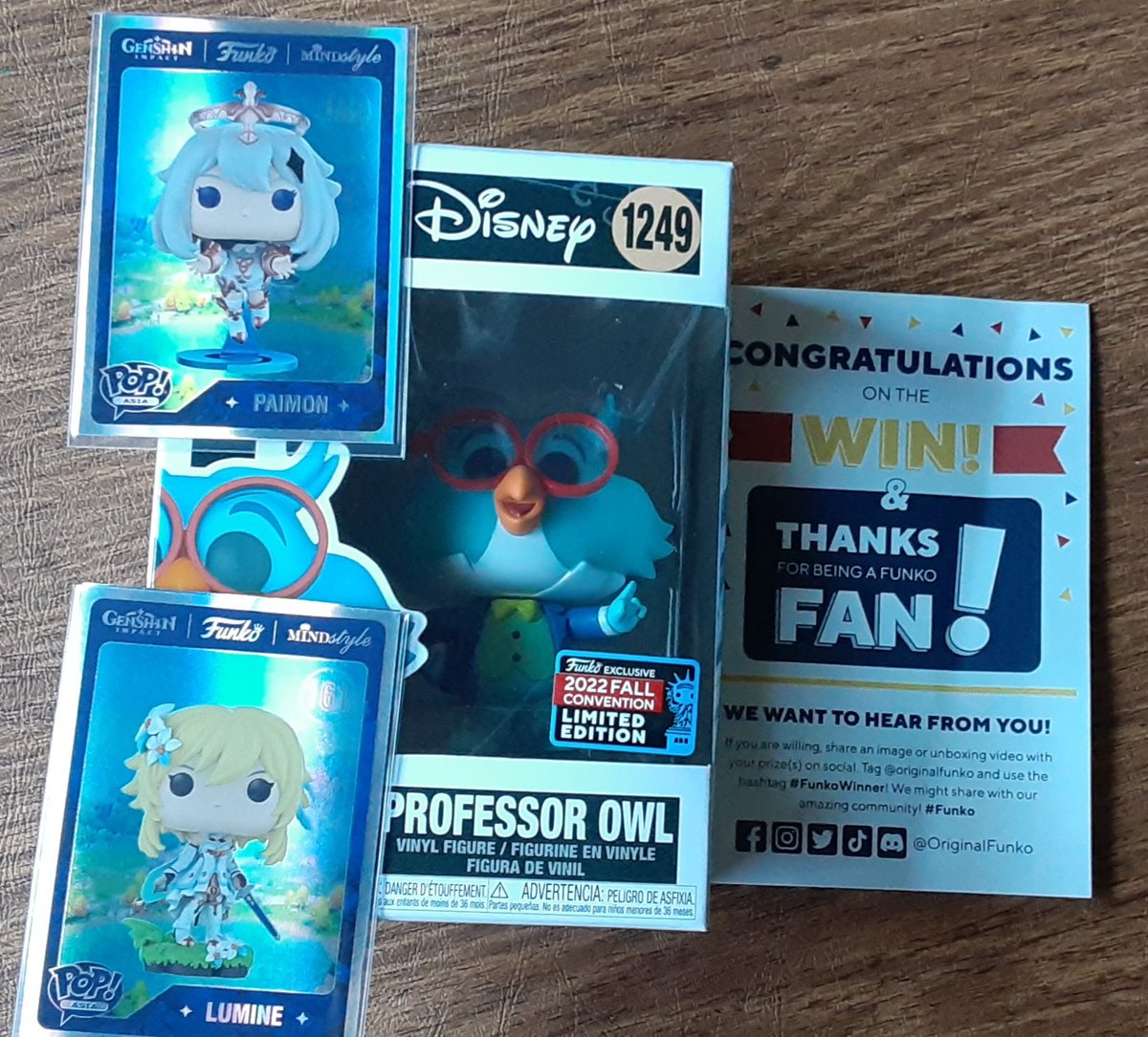 ATLfan51's tweet image. Thank you so much for the prizes @OriginalFunko I absolutely love this guy!!!! Feels amazing to be #FunkoWinner #Funko