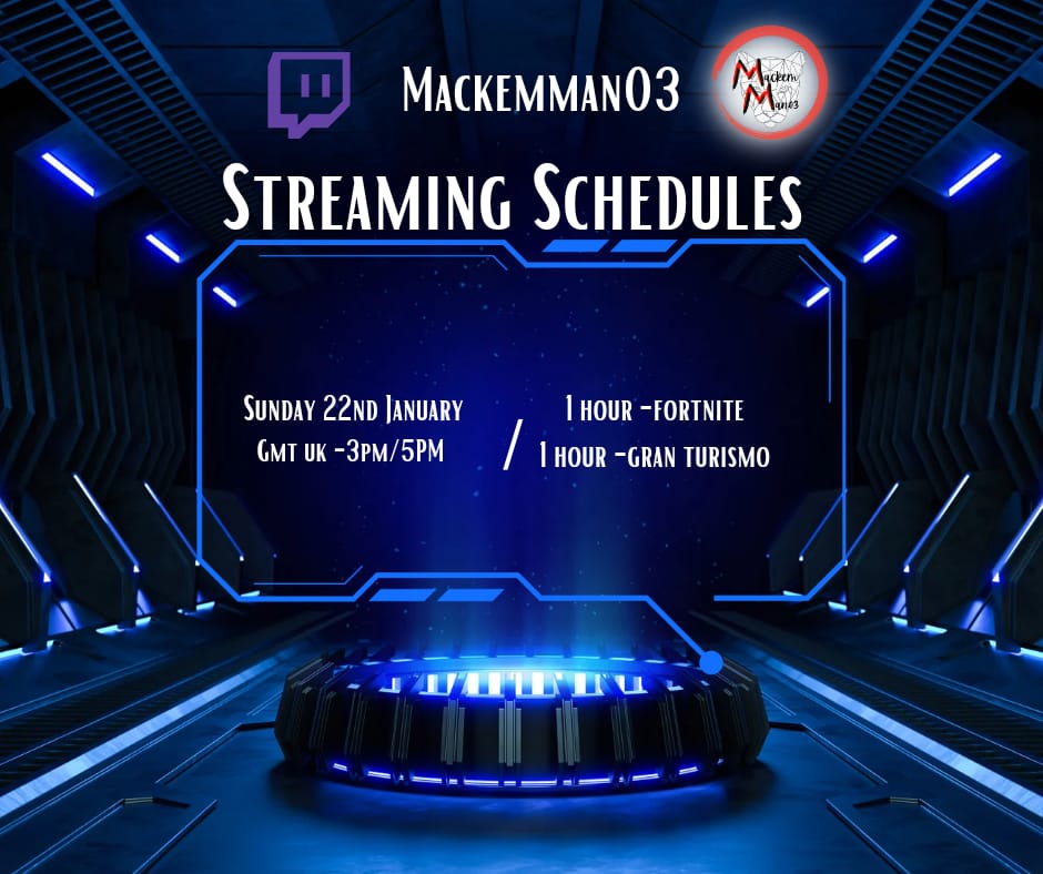 Streaming schedules for Friday Saturday and Sunday All welcome #twitch #streaming #PlayStation    #StarWarsJediFallenOrder #GodofWar    #Fortnite #granturismo #EpicGames #Sony #gaminglife #twitchaffiliate #gamingchannel