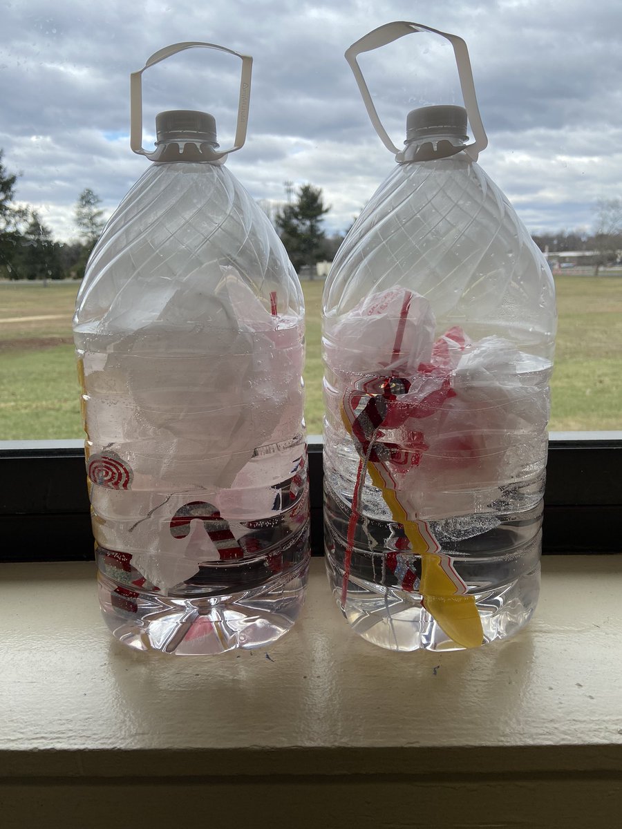 This week in science, we explored human impact by making a demonstration of the Great Pacific Garbage Patch. Students brainstormed the effects garbage in the ocean could have on not only ocean ecosystems, but humans as well! #NGSS #WhatDoYouWonder