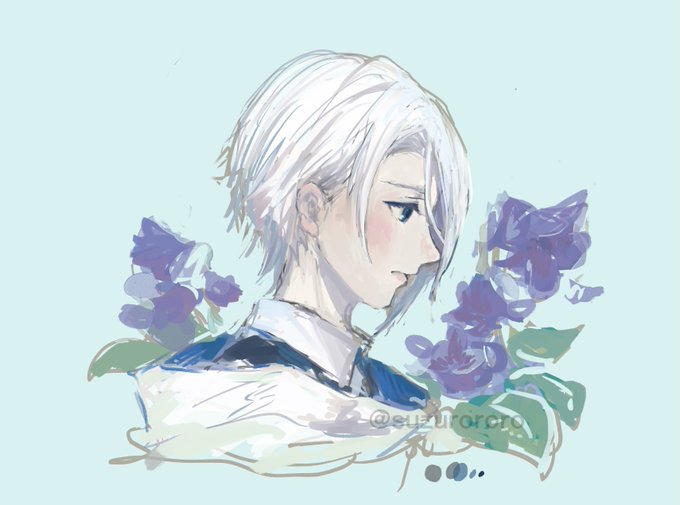 あったあった途中だし摘ませてないけどすみれと刀剣男士 
