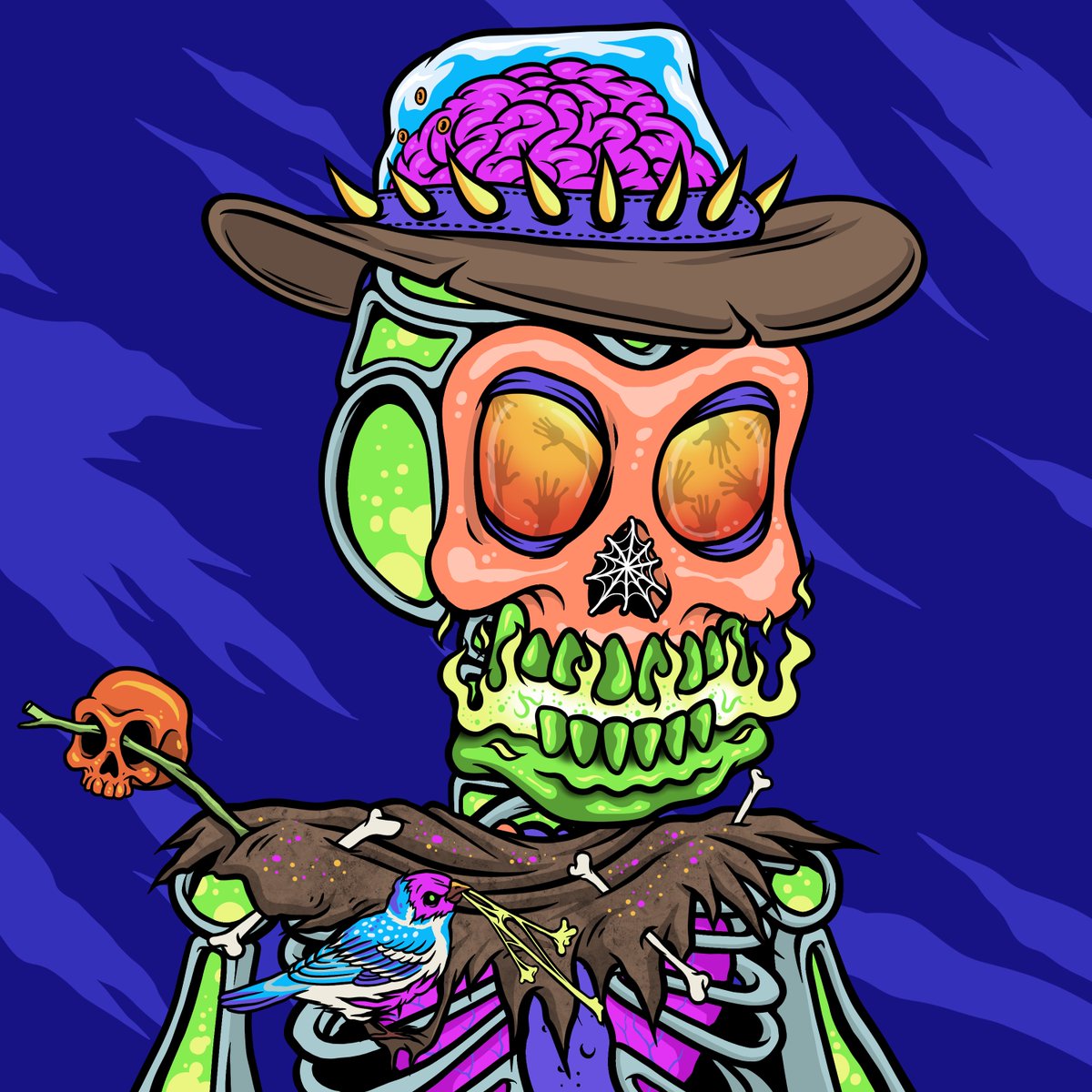 ToxicSkullsClub's tweet photo. Whoโs ready for more MAYHEM?
Sneak peek of our latest collection #SkullsofMayhem below. ๐ฅ
Pop to our discord to discover more.
#ToxicSkullsClub #ConcordLabs #NFTCommunity #SOM https://t.co/hORwXgT4hh