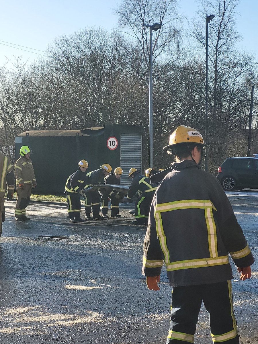 MccahillMrs's tweet photo. And now the boys turn 🚒🚒🚒 what a great week they've had at @FireSafety_Lan #Firereach learning #Employabilityskills and I got to witness their #teamwork, #cooperation and #confidence today. I am SO proud of these S3 boys 🥳🤩👐 #learninginfaithhopeandlove #alwaysambees https://t.co/Er1ebHayvn