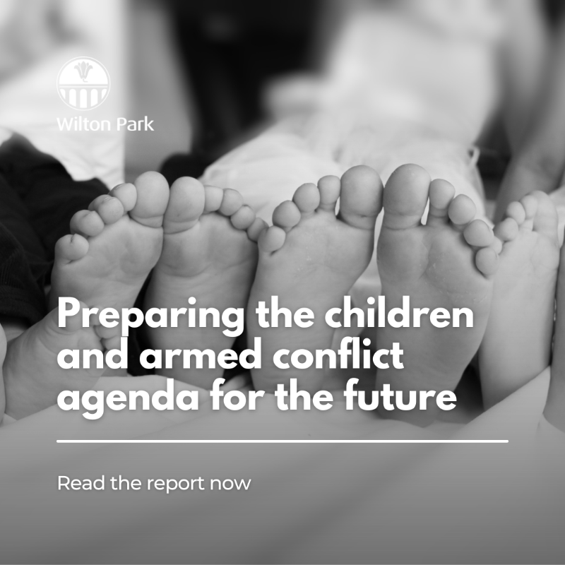 WiltonPark's tweet photo. 🚨 In 2021, the United Nations verified almost 24,000 grave violations against children. 

📄 Our latest report explores the future of the Children and Armed Conflict (CAAC) agenda.