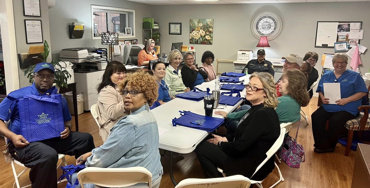 ls_carolinas's tweet photo. Trinity at Home celebrated caregiver anniversaries last night during its monthly staff meeting. Congratulations on 5 years to Susan Cottraux and 1 year to Jami Chambers. Thank you to all of our caregivers for all they do for our clients! #LSC #TrinityatHome https://t.co/fSTakDgwSe