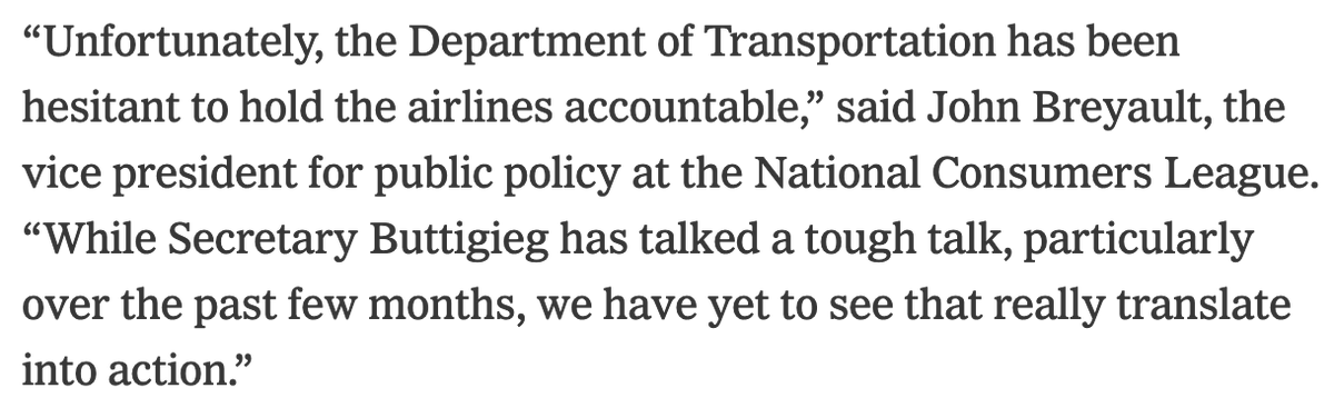 JammingEcono's tweet photo. To be clear, @SecretaryPete has taken a tougher line than most of his predecessors at @USDOT. But he is hamstrung by the ADA, which gives airlines far too much power. To truly protect passengers, Congress needs to act. #FAAReauth @bymarkwalker @ncl_tweets
https://t.co/6S29divr2e https://t.co/ve7fObwpHH