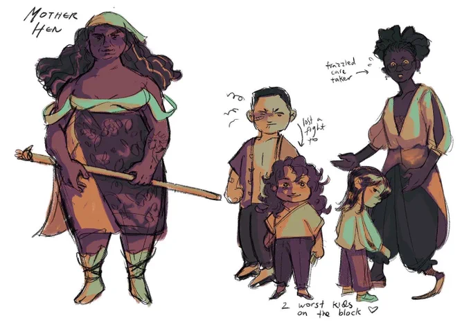 character designs for class :D #ocs 