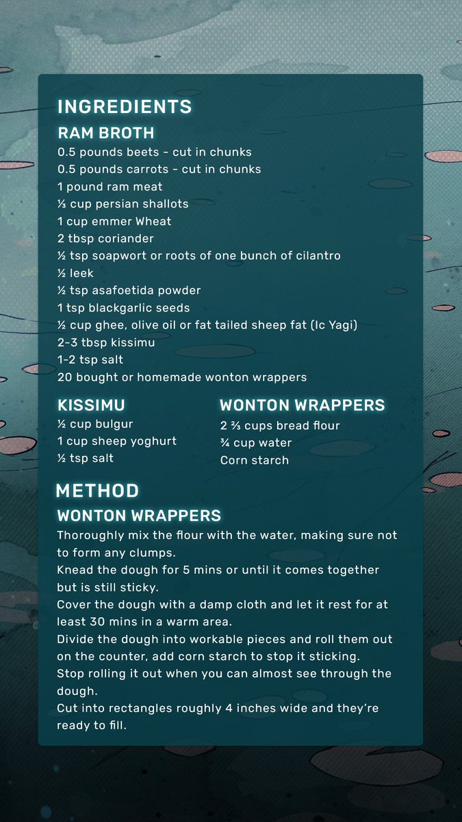 SporeTec (@spore_tec) on Twitter photo Can finally share this!
Had a blaze while being on <a href="/Amplitude/">Amplitude Studios</a> #Amplified2023 today with the recipe developed for the <a href="/humankindgame/">HUMANKIND</a> day. It's Sumerian Broth WonTons.
They are still live on Twitch and are checking out the new scenario with <a href="/2DKiri/">2DKiri</a> and <a href="/Fatherlorris/">The Chapel</a>
<a href="/SEGA/">SEGA</a> Can finally share this!
Had a blaze while being on <a href="/Amplitude/">Amplitude Studios</a> #Amplified2023 today with the recipe developed for the <a href="/humankindgame/">HUMANKIND</a> day. It's Sumerian Broth WonTons.
They are still live on Twitch and are checking out the new scenario with <a href="/2DKiri/">2DKiri</a> and <a href="/Fatherlorris/">The Chapel</a>
<a href="/SEGA/">SEGA</a>
