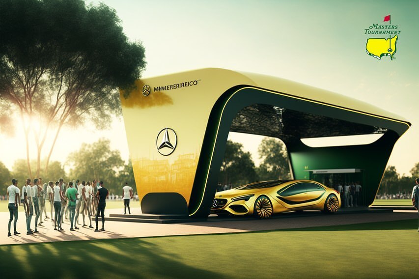 FOS's tweet photo. Ahead of The Masters in April, a designer named Adrian Curiel created these different experiential marketing concepts for the tournament.

(🎨: @0xModern) https://t.co/0TPNJHPwGK