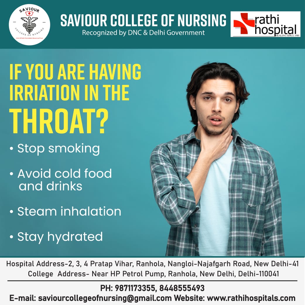 Here are some tips that can heal your throat irritation.
Book your seat today for GNM & AMM nursing - 8448555493
.
.
#saviourcollege #throatpain #throatirritation #admissions #Admissionopen #admissionsopen2023 #anmnursing #gnmnursing