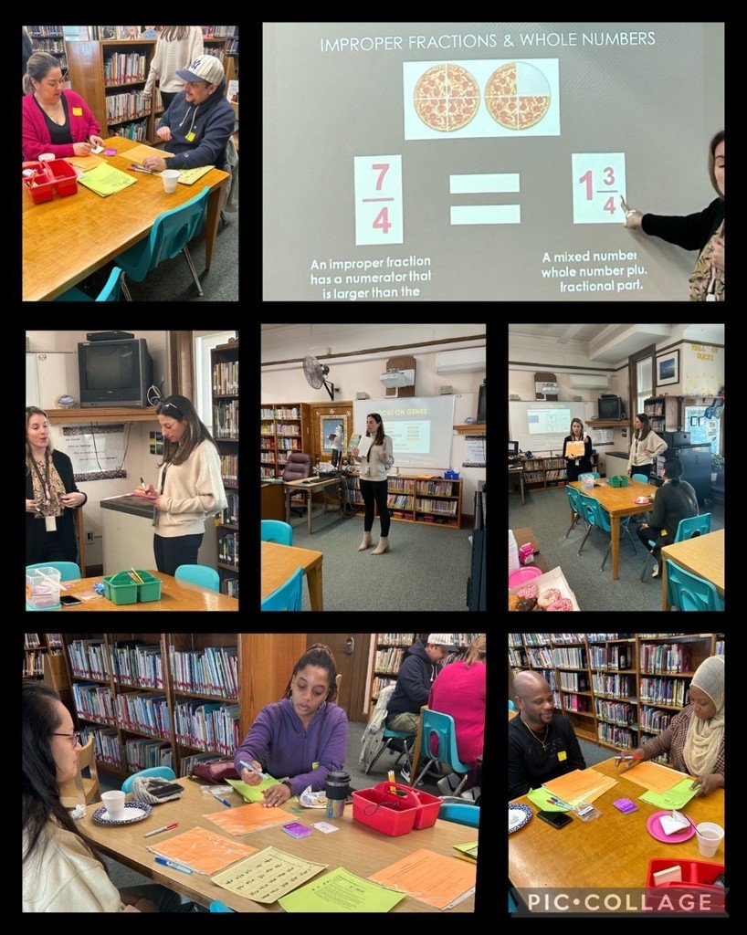 Today's Family & Parent Engagement Meeting was filled with great literacy conversations and some awesome hands on math games! @whufsdrams #RamCulture