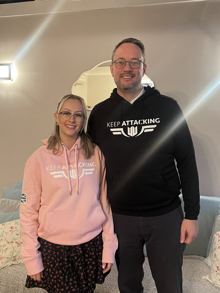 _rossneedham's tweet image. New @keep__attacking Mindset Edition Daughter &amp;amp; Dad hoodies have just turned up @BrianWoodMC . Gonna be rocking these at the next event KA event