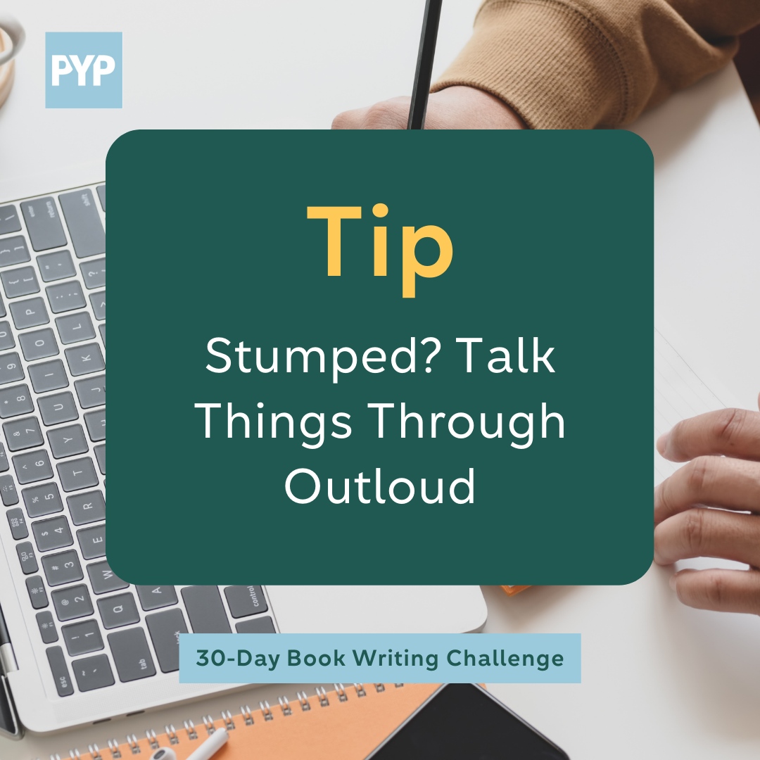 Staring at a blank page with a sense of dread? Transcribing the words you say out loud is one of the fastest ways to hurdle roadblocks. Tone, cadence, and vocabulary can all become crisper or provide more clarity out loud. Join our 30-Day Challenge: publishyourpurpose.com/30-day-book-wr…
